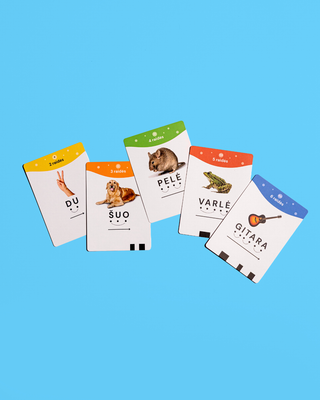 Luloo skaitymo dėlionė - lietuviškai įgarsintos skaitymo kortelės