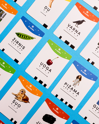 Luloo skaitymo dėlionė - lietuviškai įgarsintos skaitymo kortelės