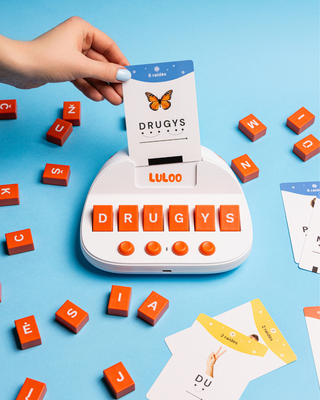 Luloo skaitymo dėlionė - lietuviškai įgarsintos skaitymo kortelės